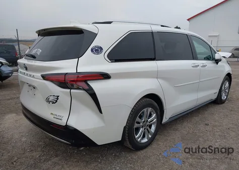 2021 Toyota Sienna Platinum from USA, damaged, VIN 5TDESKFC3MS017620